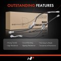 A-premium Front Side Brake Hydraulic Hose Compatible With Chevy And Gmc Models Tahoe 1995-2000 C1500 1988-1989 C2500 1988