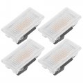 X Autohaux 4pcs Footwell Light For Tesla Model 3 Y S X Purple Lights Interior Car Pink Led Door Puddle Lighting Bulbs Trunk