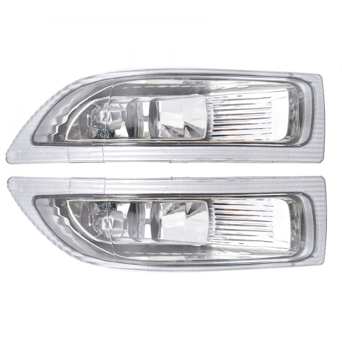 Pack Of 2 Lh Rh New Clear Lens Fog Light W Bulbs Replacement For 2004-2005 Toyota Sienna 81210ae010 81220ae010 To2592118