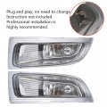 Pack Of 2 Lh Rh New Clear Lens Fog Light W Bulbs Replacement For 2004-2005 Toyota Sienna 81210ae010 81220ae010 To2592118