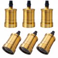 Dicuno Vintage E26 Lamp Socket Edison Pendant Light Replacement Antique Hanging Holder For Industrial Decorative Diy Lighting 