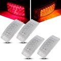 4pcs 6 Inch 20 Led Rectangle Truck Trailer Side Marker Lights 801-ca