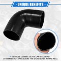 Vekauto 90 Degree Elbow Coupler Silicone Hose 102mm 4 02 Id 152mm Length Intercooler Tube Universal For Car Engine Durable