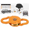 Heavy Duty 50000lbs Snatch Block Pulley For Truck Atv Utv Recovery