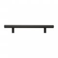 Hamilton Bowes The Criosso Collection Pull 128mm Center To 5 Matte Flat Black Knurled Bar Euro Modern Elegent Sophisticated