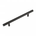 Hamilton Bowes The Criosso Collection Pull 128mm Center To 5 Matte Flat Black Knurled Bar Euro Modern Elegent Sophisticated 