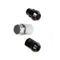 Wheel Lock Set For Chevy C1500 1990 1991 Carbon Steel Hyper Black Chrome 19mm Hex Size 14 Threads Per Inch M14 1 50 Thread 20 