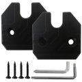 Sun Visor Repair Kit For Dodge Ram 1500 Trucks 2019 2023 Aluminum Alloy Black Clip With Screwdriver And Screws