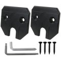 Sun Visor Repair Kit For Dodge Ram 1500 Trucks 2019 2023 Aluminum Alloy Black Clip With Screwdriver And Screws