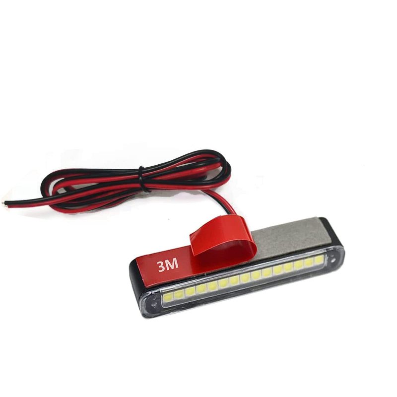 15led Motorcycle License Plate Light 12v Waterproof Running Brake Tail Indicator Red And Amber For Motorcycles Bicycles