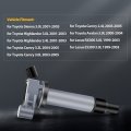 Set Of 6 Ignition Coil Pack For Toyota Lexus Camry Avalon Es300 Rx300 Highlander Sienna Replace Uf267