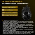 Ocpty Mass Airflow Sensor 281644a000 Compatible For 2000-2002 Hyundai Accent