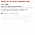 Vipmotoz Switchback Led Drl Ring Turn Signal Lamps Compatible With 2007-2017 Jeep Wrangler Jk Amber White Clear Lens Left