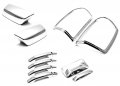 Sizver Chrome Full Combo Set Covers For Chevy Silverado 2500 Crew 4dr Model Only 