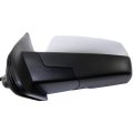 Driver Side Door Mirror For Chevy Silverado 1500 2014 2018 Power Heated Glass Manual Folding Non Towing Chrome Fits All Cab 
