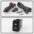 Acanii For 2018-2020 Honda Accord Sedan Led Bumper Fog Lights Lamps Bezel W Switch Assembly Driver Passenger Side