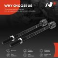 A-premium 2 X Front Inner Tie Rod Ends Compatible With Chevrolet Malibu 1997-1998 Corvette 1997-2013 Cadillac Xlr 2004-2009