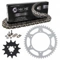 Niche Drive Sprocket Chain Combo For Kawasaki Kx125 Front 12 Rear 47 Tooth 520v O-ring 110 Links