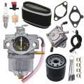 Carburetor Kit For Kawasaki Fc420v And Fc400v 4 Stroke Engines Replaces 15003-2154 15003-2153 15001-2972 With Air Filter Oil