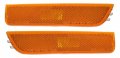 Side Marker Parking Turn Signal Corner Lights Pair Set For 01-06 Passat 