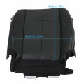 Labwork Front Driver Side Bottom Black Artificial Leather Seat Cover Replacement For Expedition 2007-2014