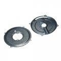 Alternator 3 Piece Backing Plate Kit Gray Compatible With Dune Buggy