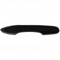 Set Of 4 Black Front Rear Left Right Exterior Door Handle Covers Without Smart Keyholes