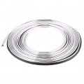 Kimiss 5meters Car Interior Decor Strip Trim Strips Door Dashboard Air Vent Steering-wheel Flexible Line Plating Silver
