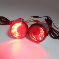 Httmt- Rear Chrome Led Running Brake Turn Signal Indicator Light Compatible With H-d Xl 883 1200 92-17 P N Mt224-019r-cd Sk