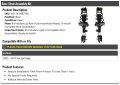 Rear Strut And Coil Spring Assembly 2 Piece Kit Compatible With 2005-2010 Kia Sportage