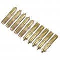 Uxcell M8x40mm Hanger Bolts 120pcs Double Ended Thread Dowel Screws For Wood Furniture Connecting
