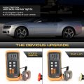 For 2010-2015 Chevy Camaro 4-piece Amber Red Led Front Rear Bumper Fender Corner Side Marker Light Parking Drl Lamp Driver