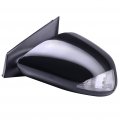 Ocpty Black Driver Side View Mirror Smooth With Power Adjustment Manual Folding Non-heated Turn Signal Compatible For 2005-2010