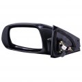 Ocpty Black Driver Side View Mirror Smooth With Power Adjustment Manual Folding Non-heated Turn Signal Compatible For 2005-2010