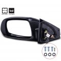 Ocpty Black Driver Side View Mirror Smooth With Power Adjustment Manual Folding Non-heated Turn Signal Compatible For 2005-2010