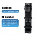 X Autohaux 15883318 10398563 Front Left Drive Side Car Power Window Switch Lift Button Panel Master Control For Gmc Yukon