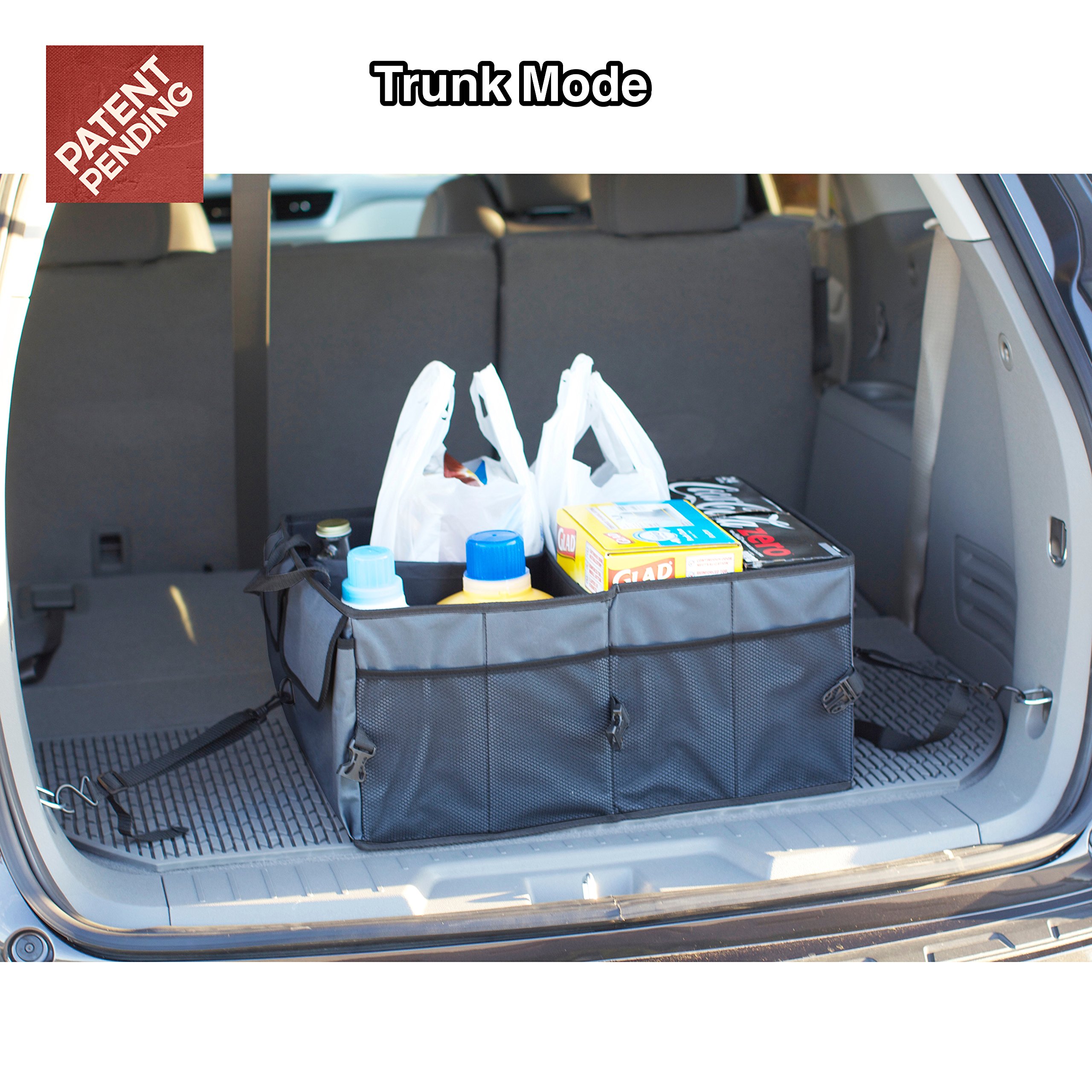 Drive Car Trunk Organizer Storage with Straps