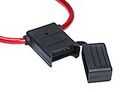 Maxi Fuse Holder With Waterproof Cover 8 Awg Wire Supports Up To 60 Amps 