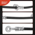 A-premium Front And Rear Brake Hydraulic Hoses Compatible With Select Honda Models S2000 2000 2001 2002 2003 2004 2005 Replace