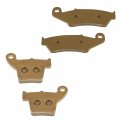 Caltric Front And Rear Sintered Brake Pads Compatible With Honda Cr125 Cr125r 2002-2007
