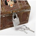 Doitool 5 Sets Box Treasure Chest Lock Kids Toys Mini And Key Padlock Keys For Reusables With Small Antique Luggage Lock Child