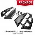 Hecasa Front Lower Door Panels Compatible With 2019-2022 Honda Talon 1000x 1000r 1000x-4 Half Panel Inserts Kit Built-in Frames
