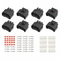 X Autohaux 8 Set 4 Pin No 9098011885 Ignition Coil Connector Adapter Plug Clip Kit Replacement For Scion Xb 2004-2006