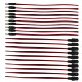10 Pairs 12v 5a Dc Power Pigtail Barrel Plug Connector Cable 18 Awg Pure Copper 5 5mm X 2 1mm Male Female Supply Adapter 9 5 In 