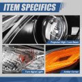 Auto Dynasty Led Projector Headlight Lamp Compatible With Toyota Camry L Le Se North American Built 2018-2022 Driver Left Side