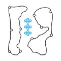 Engine Valve Cover Gasket Set Replacement For Ford Explorer Sport Trac 4 0l V6 2001-2010 1l2z6584-aa 