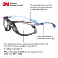 3m Safety Glasses Virtua Ccs And Sport 2-pack Anti-fog Anti-scratch Ansi Z87 Corded Ear Plug Control System Removable Foam