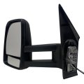 Spieg Long Arm Driver Side Mirror Replacement For Sprinter 2019-2023 Power Adjusted Heated W Turn Signal Light 7pin Left