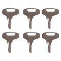 Manioiity 6671155240 Ignition Keys 6pcs 66711-55240 Compatible With Kubota B Series B6100hst-d B6100hst-e B6200d B6200e