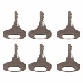 Manioiity 6671155240 Ignition Keys 6pcs 66711-55240 Compatible With Kubota B Series B6100hst-d B6100hst-e B6200d B6200e